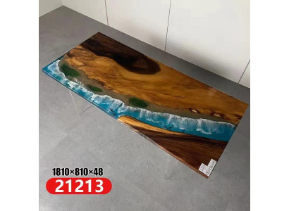 Ozean Tisch Epoxid Harz Design Tische Luxus Holz Esszimmer Möbel