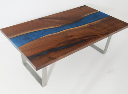 Designer Beistelltisch Couchtisch Epoxy Möbel Tisch Couchtisch Epoxidharz Tische