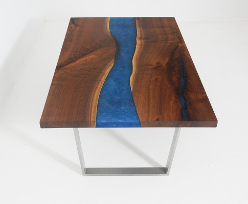 Designer Beistelltisch Couchtisch Epoxy Möbel Tisch Couchtisch Epoxidharz Tische