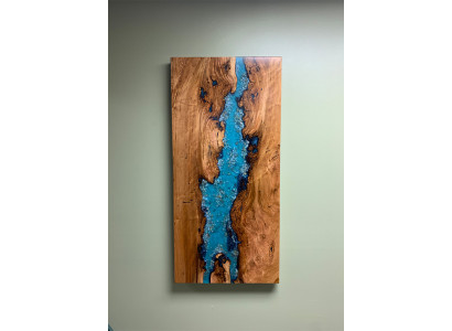 Epoxidbilder Wandbild 120*70 Bild Wand Bilder Handarbeit Design Epoxy Gemälde