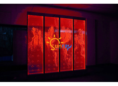 Wandpaneel mit Wasserblasen LED Wasserwand Dekorative Designer Wasser Wand