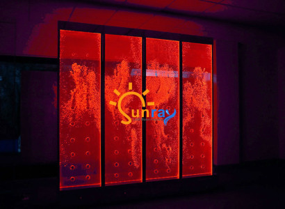 Wandpaneel mit Wasserblasen LED Wasserwand Dekorative Designer Wasser Wand