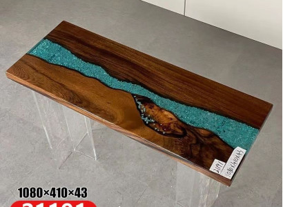 Konsolentisch Design Tisch Kommode Couchtisch Handgefertigter Epoxid