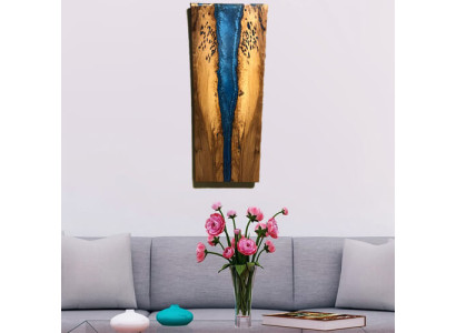 Wand Bild Epoxid Harz Gemälde Echtes Bild Handarbeit Wasser Fall Bild