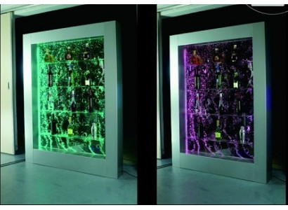 Moderne trennwand regal Wasserwand Säule Wassersäulen Led Regale