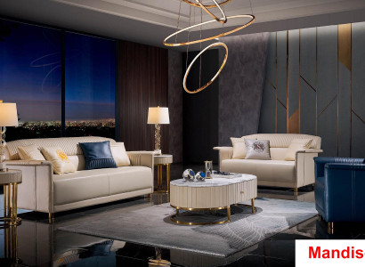 Moderne Leder Sofagarnitur Polster Garnitur 2tlg. Set 3+2 Sitzer Wohnzimmer Sitzer