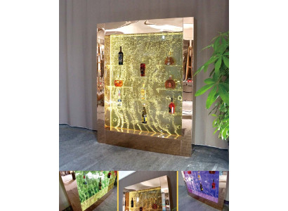 Led Wasser Wand Bar Regal Säule Wassersäulen Theke Regale Designer Beleuchtet