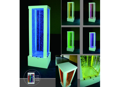 Luxus Säule Wassersäulen Wasser Wand Säulen 200cm Edelstahl