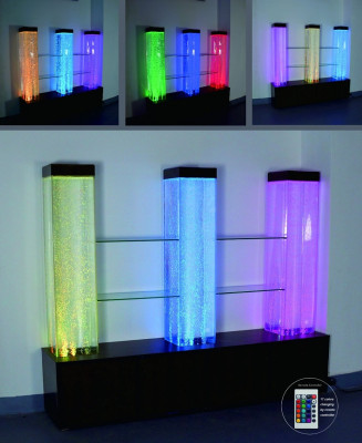 Wasser Wand Wall Säule Trennwand Ragal Vitrine Wasserwände LED