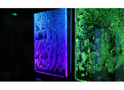 Trennwand Regal Schrank Wasserwand Säule Wände LED 120x200