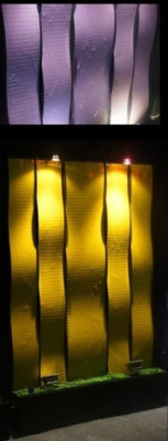 Wandpaneel led Wasserwand Wasserwände Wand Wasserwand 120x200cm