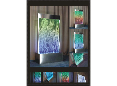 Wandpaneel LED Wasserwand Wasser Wände Wasser Blasen Dekorative Modern Wand