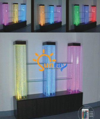 LED Regal Bar Wasser Wand Säule Beleuchtete Wasserwände Bar Theke Regal Möbel