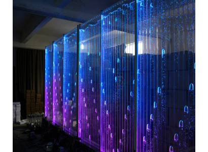 Moderne Trennwand Dekorative Wasser Wände LED Wasserwand Beleuchtete Wand