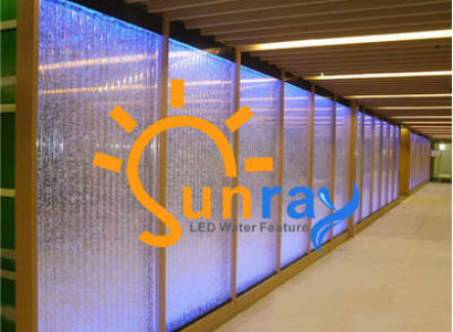 Trennwand Regal Schrank Wasserwand Säule Wände LED 60x240 Wasserwände Waterwall