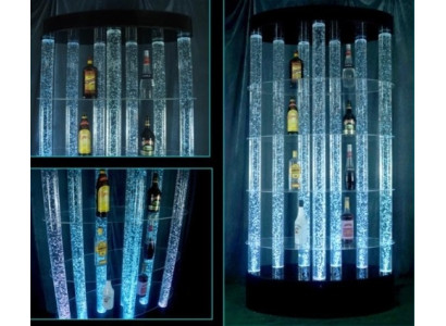 Säule Led Wasser Wand Bar Regal Wassersäulen Theke Designer