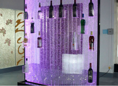 Led Wasser Wand Bar Regal Säule Wassersäulen Theke Regale Designer