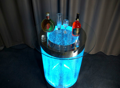 Led Bar Tisch Wasser Wand Bar Theke Regal Möbel Beleuchtete Couchtisch