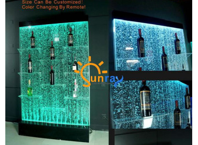 Theke Regale Designer Beleuchtet Led Wasser Wand Bar Regal Säule