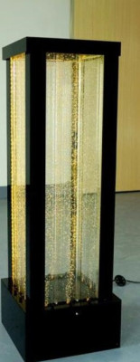 Wasser Säule 40x120cm Wasserwand Säulen Wand Trennwand Led