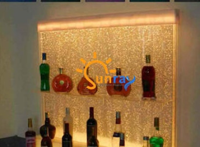 LED Regal Bar Wasser Wand Säule Beleuchtete Wasserwände Bar Theke Regal Möbel