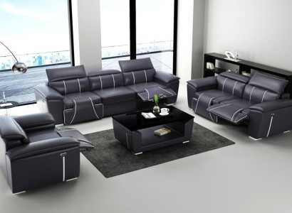 Multifunktions Couch Relax Sofagarnitur Polster Sofa 3+2+2 Sitzer Couchen Sitz