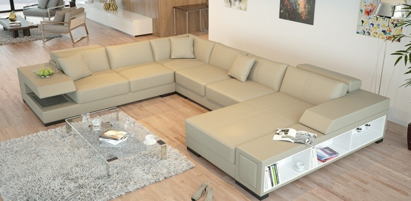 Stilvoll entspannen Das U-förmige Ecksofa für moderne Wohnräume