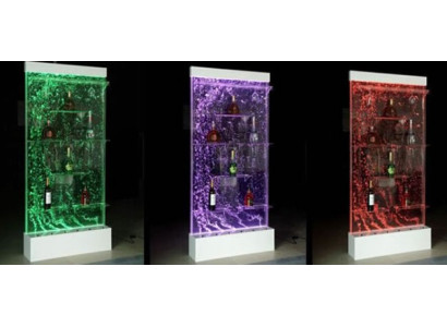 Regale Designer Beleuchtet Led Wasser Wand Bar Regal Säule Theke Wassersäulen