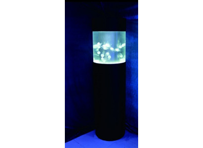 Design Wasser Aquarium Wassersäule Säule Dekoration Quallen Wasserwand