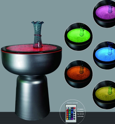 Design Tisch Wasser Säulen Säule Water Sofa Tische LED Beistell Tische