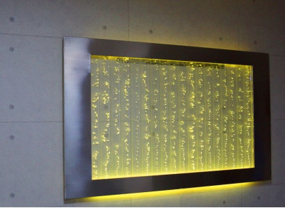 Led Wasswerwand Design Wasser Säulen Wasserfall Bild Wand Auqarium