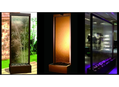 Wandpaneel Led Wasserwand Wasser Wände Blasen Wand Waterwall