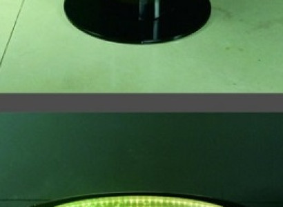 Design Tisch Couchtisch Wasser Säulen Säule Tische Sofa LED Beleuchtet