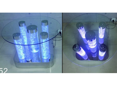 Wasser Säulen Design Tisch Couchtisch Säule Water Sofa Tische led