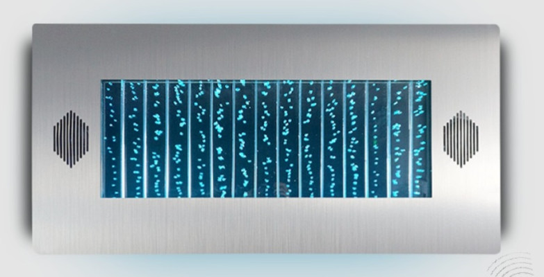 Wandpaneel LED Wasserwand Modern Wasser Wände Wasser Blasen Dekorative Wand