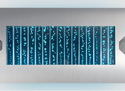 Wandpaneel LED Wasserwand Modern Wasser Wände Wasser Blasen Dekorative Wand