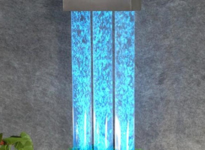 Wassersäule Wasserwand Brunnen Led Beleuchtung Wasserspiel Wassersäule Säulen