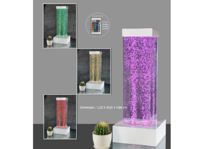 Led Wassersäulen Säulen Wasserspiel Water Waterwall Club Restaurant Laden