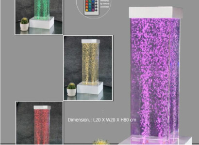 Led Wassersäulen Säulen Wasserspiel Water Waterwall Club Restaurant Laden