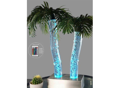 Led Wasser Säulen Palme Kunstpflanze Pflanze Wassersäulen Säulen