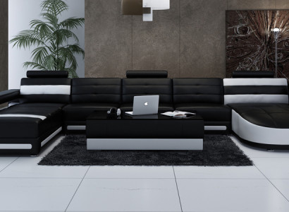 Ecksofa mit ergonomischer Rückenlehne und bequemen Armlehnen