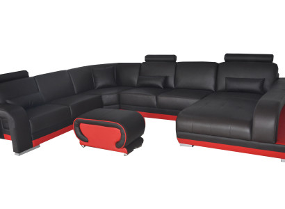 Wohn Couch Leder Sofa Landschaft Sitz Polster Garnitur Eck Sofas Garnituren Neu