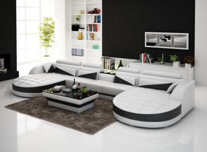 Modernes Design U-Form Ecksofa für ein stilvolles Wohnzimmer