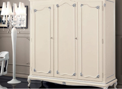Kleiderschrank Holz Schrank Schlafzimmer Möbel Design Schränke Weiße Italien Neu
