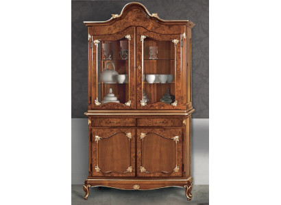 Vitrinen Glas Schrank Schränke Regal Holz Vitrine Design Modern Wohnzimmer Neu