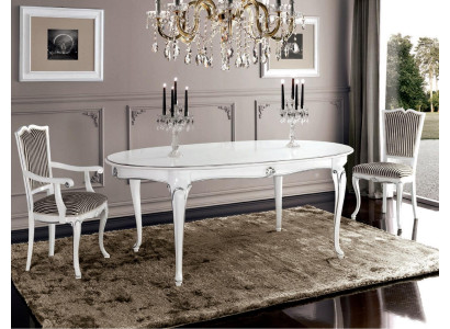 Möbel Einrichtung Gruppe Tisch + 4 Stuhl Set 5tlg. Esstisch Garnitur Esszimmer