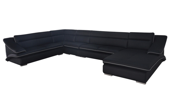 Sofa Ecksofa Design Polster Eckcouch Eckgarnitur Couch UForm Wohnlandschaft +USB