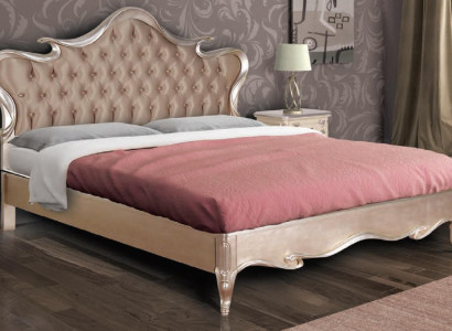 Chesterfield Bett Polster Design Luxus Doppel Hotel Betten Italienische Holz Neu