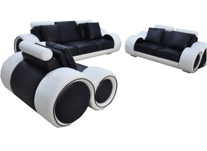 Sofa Couch Garnitur Sitz Polster Komplett Set 3+2+1 Sofas Couchen Designer