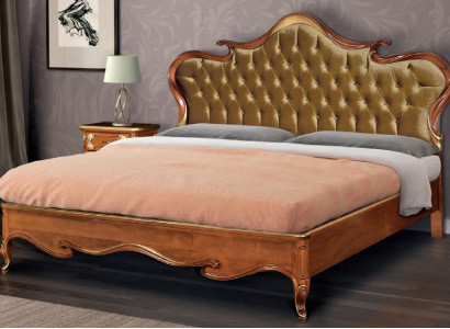 Chesterfield Bett Polster Design Luxus Doppel Hotel Betten Italienische Holz Neu